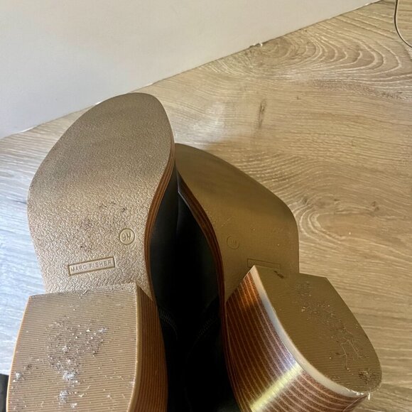 NWT Marc Fisher Marieta Block Heel Booties Black Size 9 - Picture 8 of 8